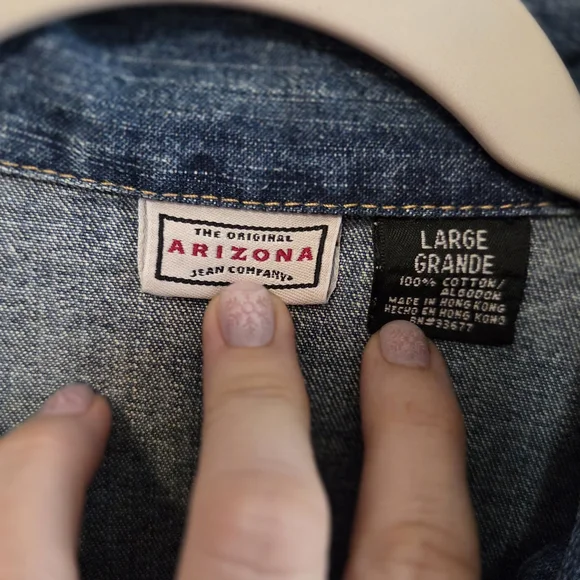Arizona Jean Company Blue Denim Jacket - Picture 3 of 4